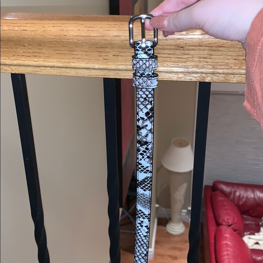 NEVER WORN snakeskin belt!